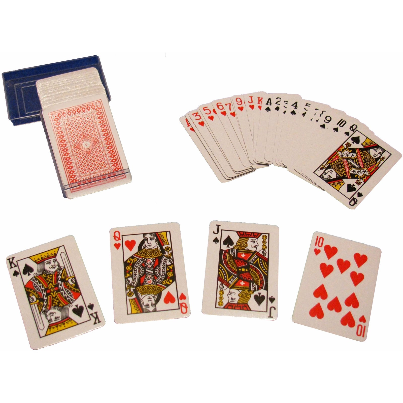 2.25-inch Mini Playing Cards with Case