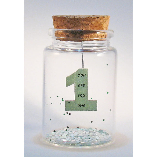 'You are my one' Message in a Bottle